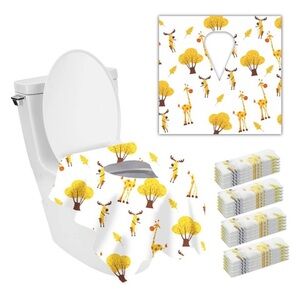 Travel toilet seat covers